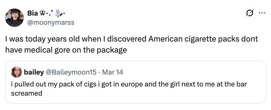 european vs american cigarettes U.S. vs. Europe: Who Dies More from Smoking? China and India turn against