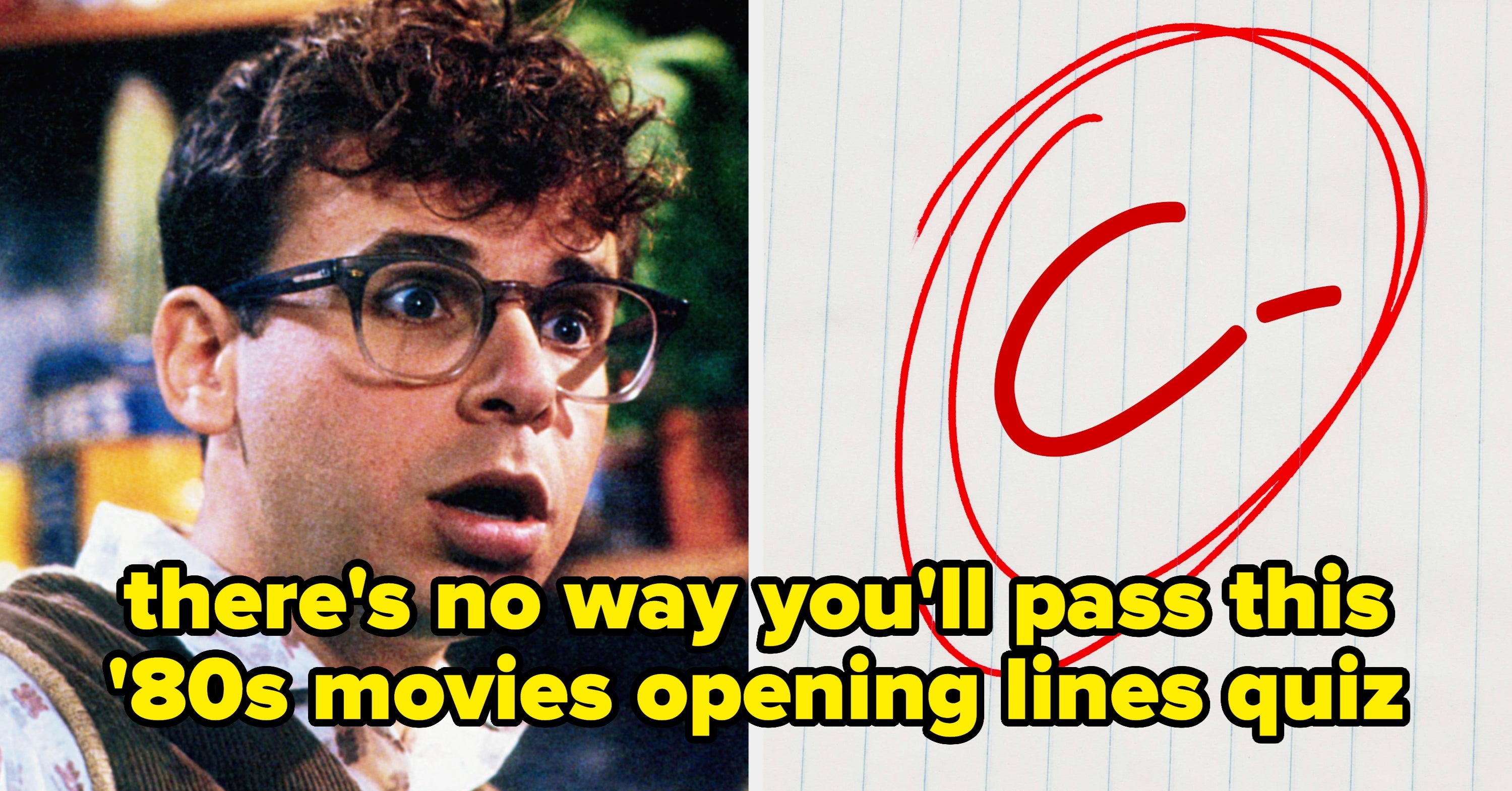 Only Gen X'ers Can Name These '80s Movies By Their Opening Lines, And It's Pretty Hard