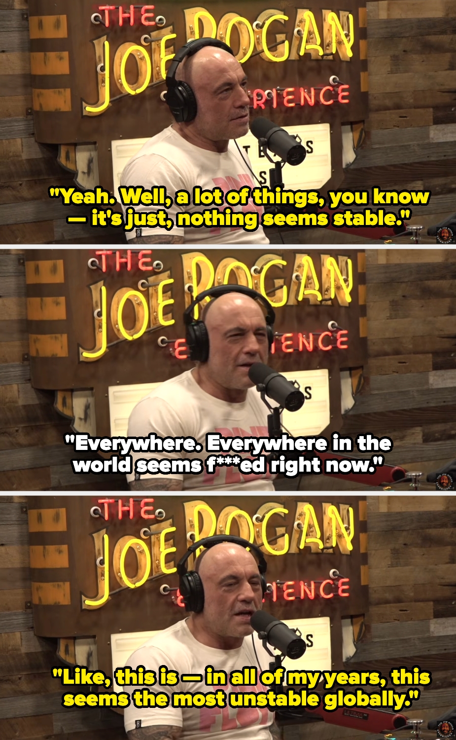 Man connected  podcast talks astir  planetary  instability and however  it feels unprecedented