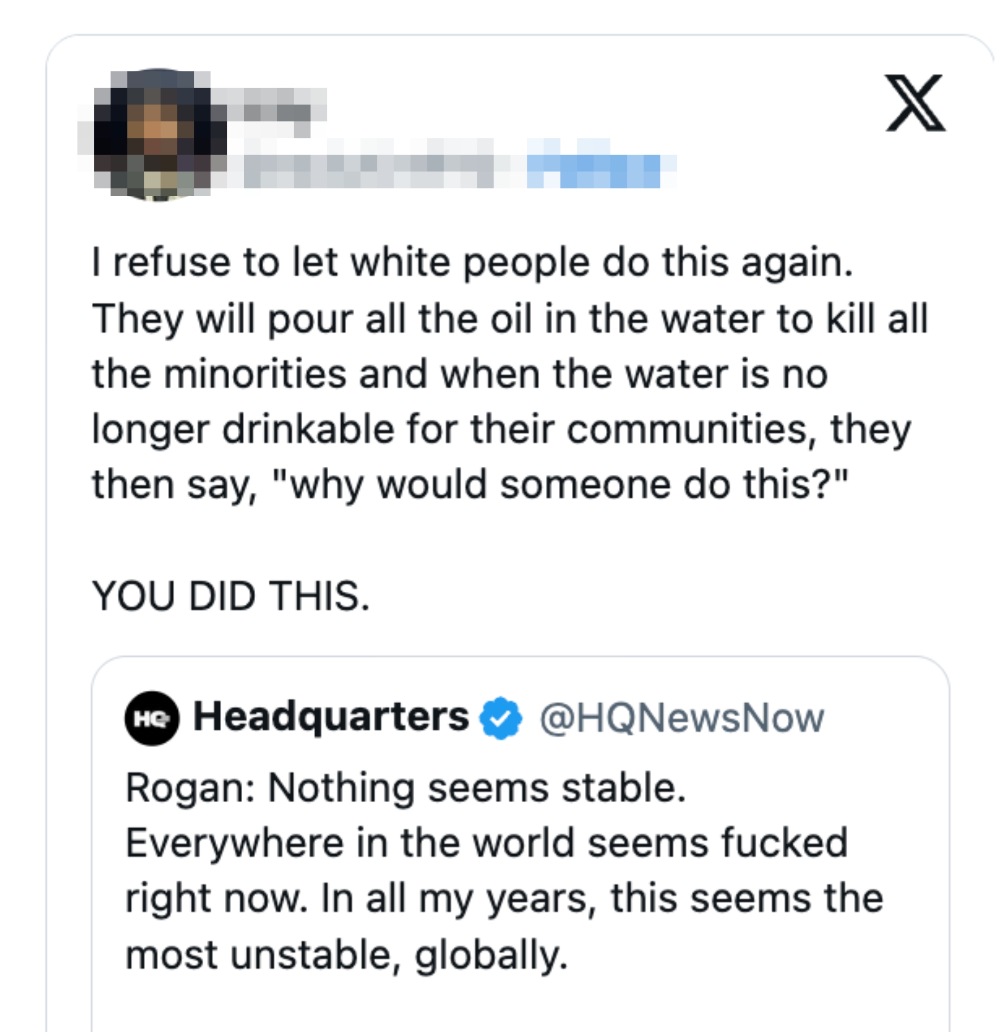 Screenshot of a societal  media station  by idiosyncratic    "izzy" discussing radical   issues and mentioning a quality    header  astir  planetary  instability