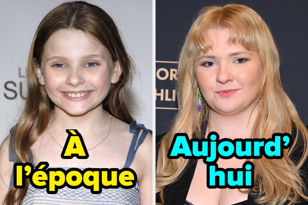 Ces 27 enfants vedettes sont rendus des adultes, et ces comparaisons « à l’époque et aujourd’hui » me plongent dans une crise existentielle