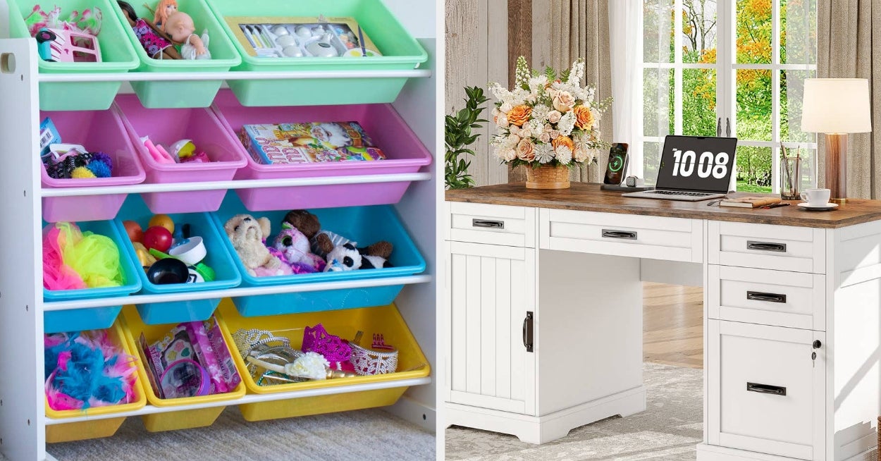 You Won’t Recognize Your Home After These 30 Products From Wayfair Rein In Your Clutter