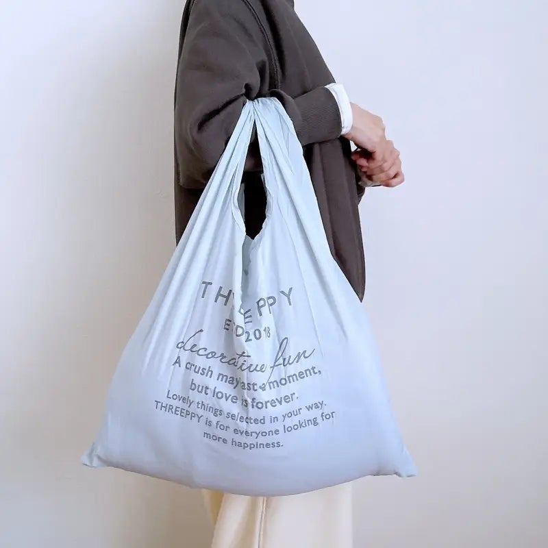急な買い物や子連れのお出かけに便利！スリーピーの大容量エコバッグと