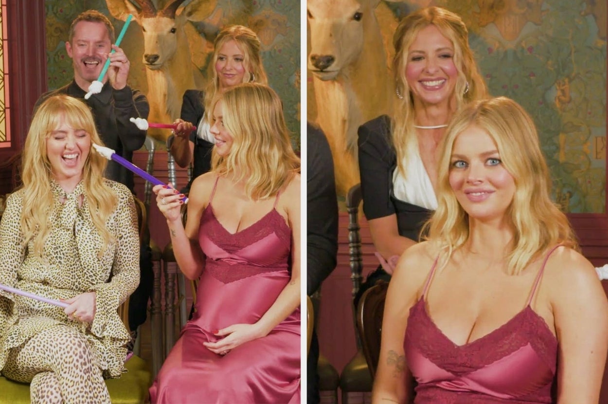 Samara Weaving And The "Ready Or Not 2: Here I Come" Cast Reveal What They Stole From Set, And More