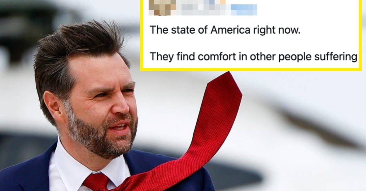 JD Vance's "Repulsive" Comment About Gas Prices Hurting US Allies More Than Americans Is Going Viral, And I Just Have No Words
