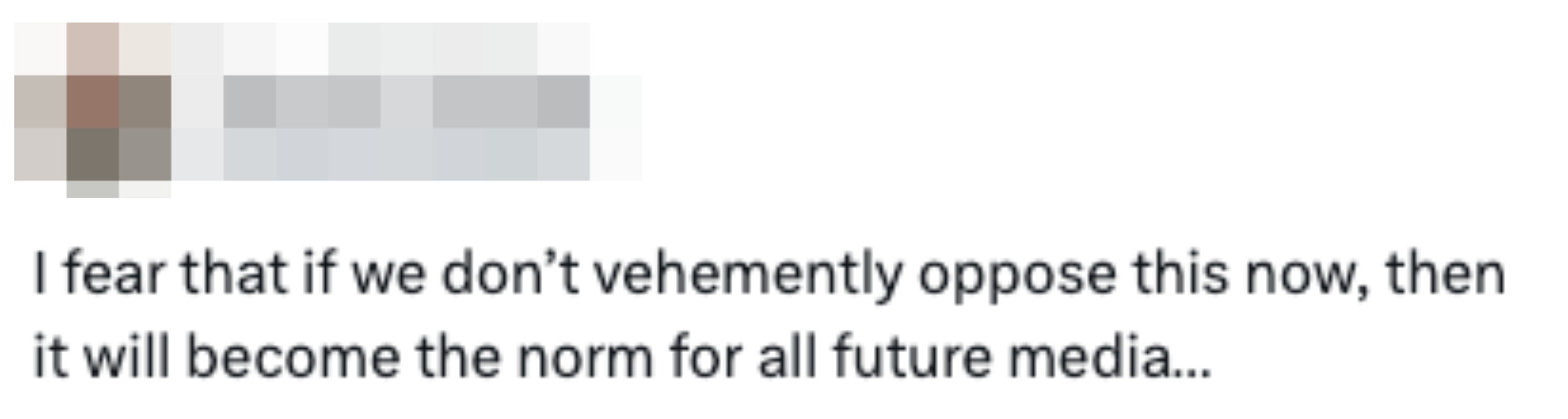 Tweet by idiosyncratic    expressing interest  astir  a inclination   becoming the norm successful  aboriginal   media