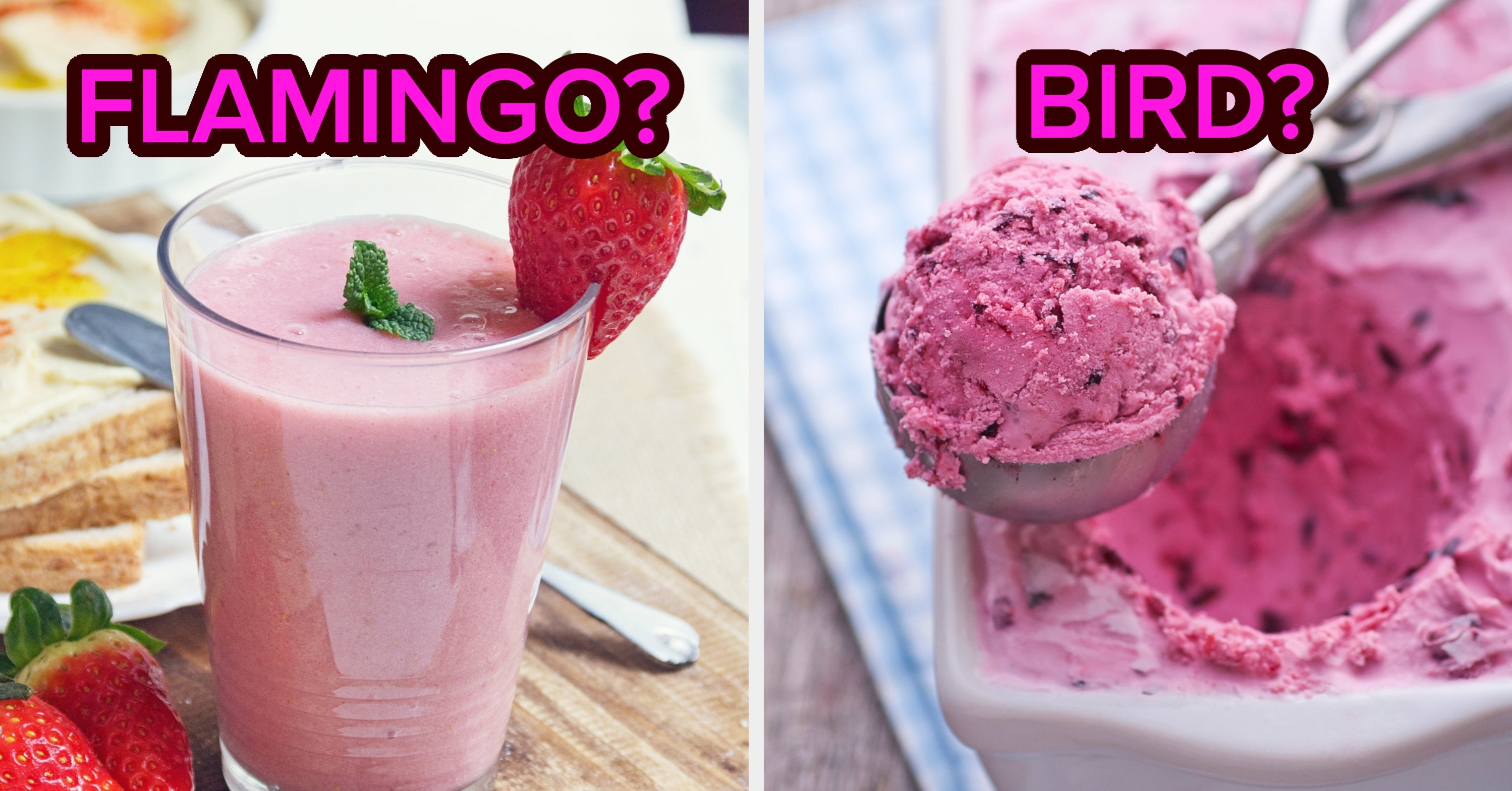 Eat Onlyyyyyyy Pink Foods For 24 Hours And I'll Reveal Which Pink Animal You Totally Embody