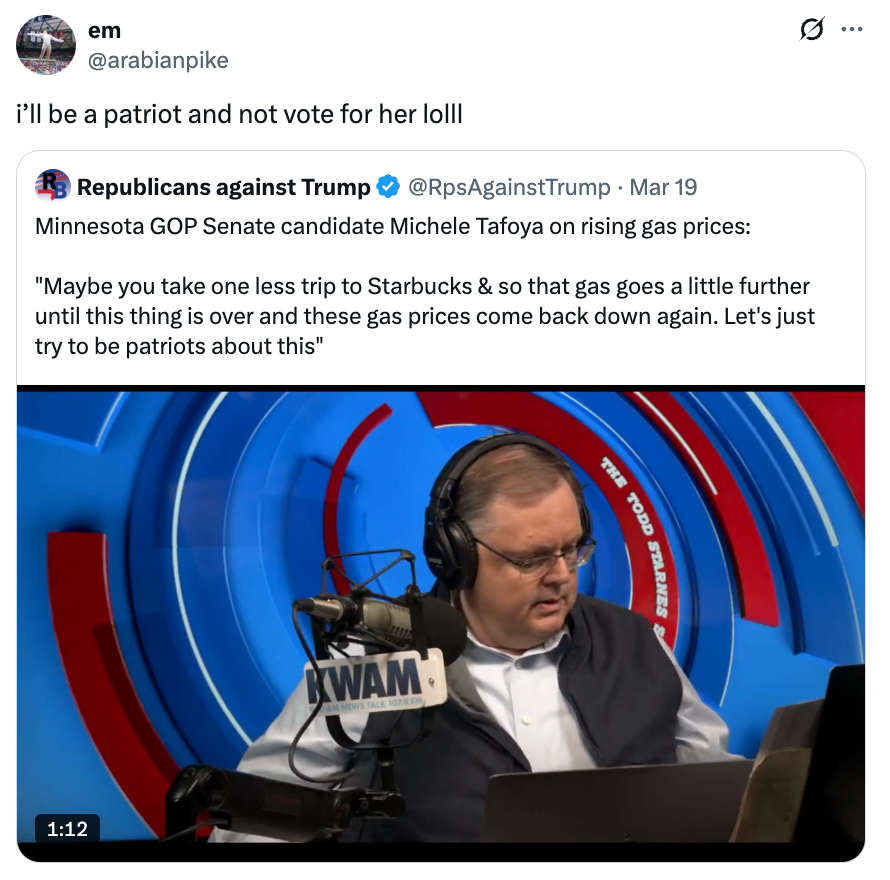 A antheral successful a workplace is speaking into a microphone, with a logo and substance displayed successful the inheritance astir state prices and Michele Tafoya