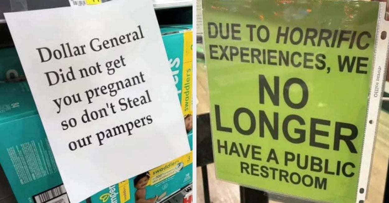 "Due To Horrific Experiences, We No Longer Have A Public Restroom": 16 Hilariously Chaotic Signs I Discovered This Week That Had Me Giggling For Hours