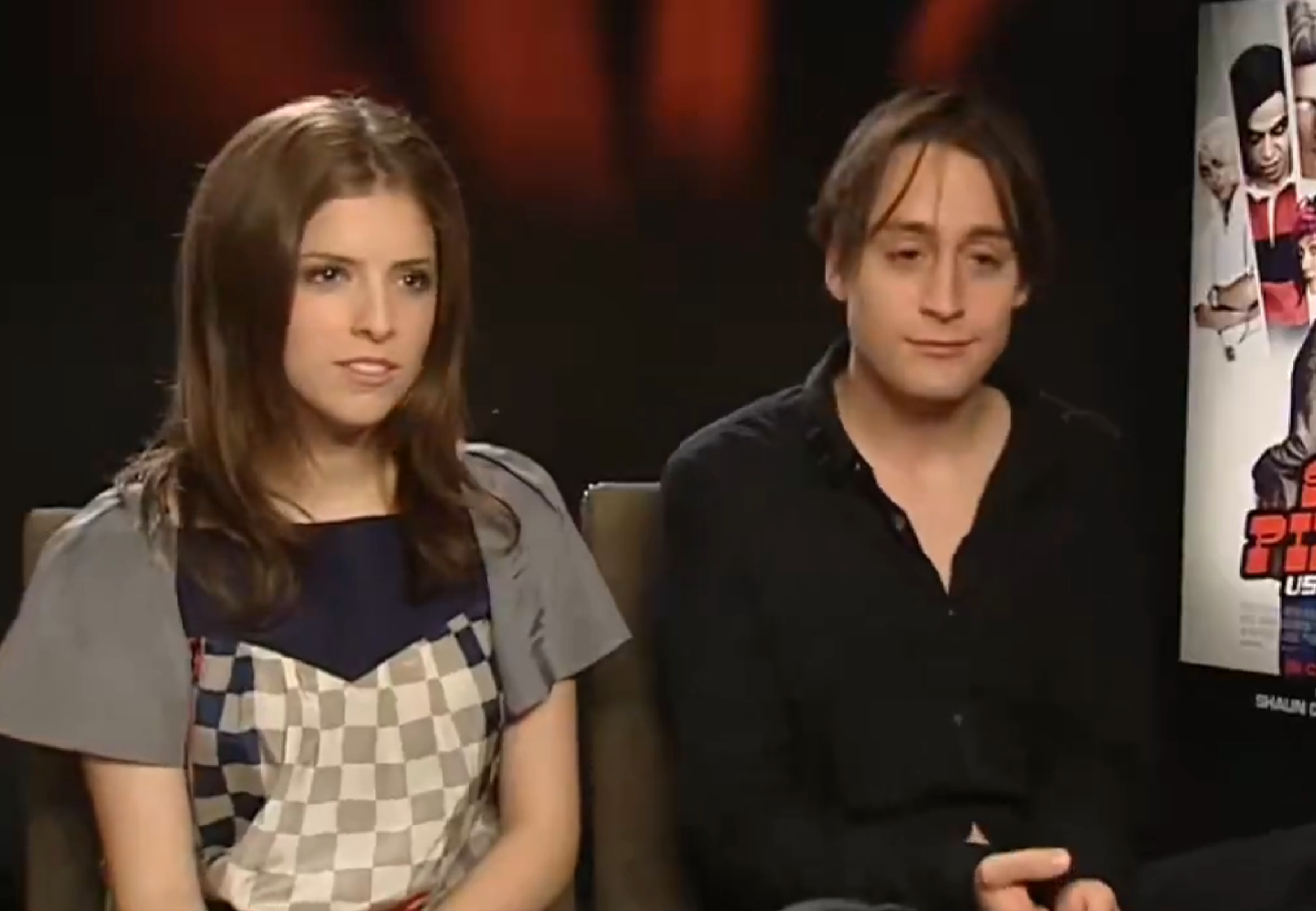 Anna and Kieran speaking successful an interview