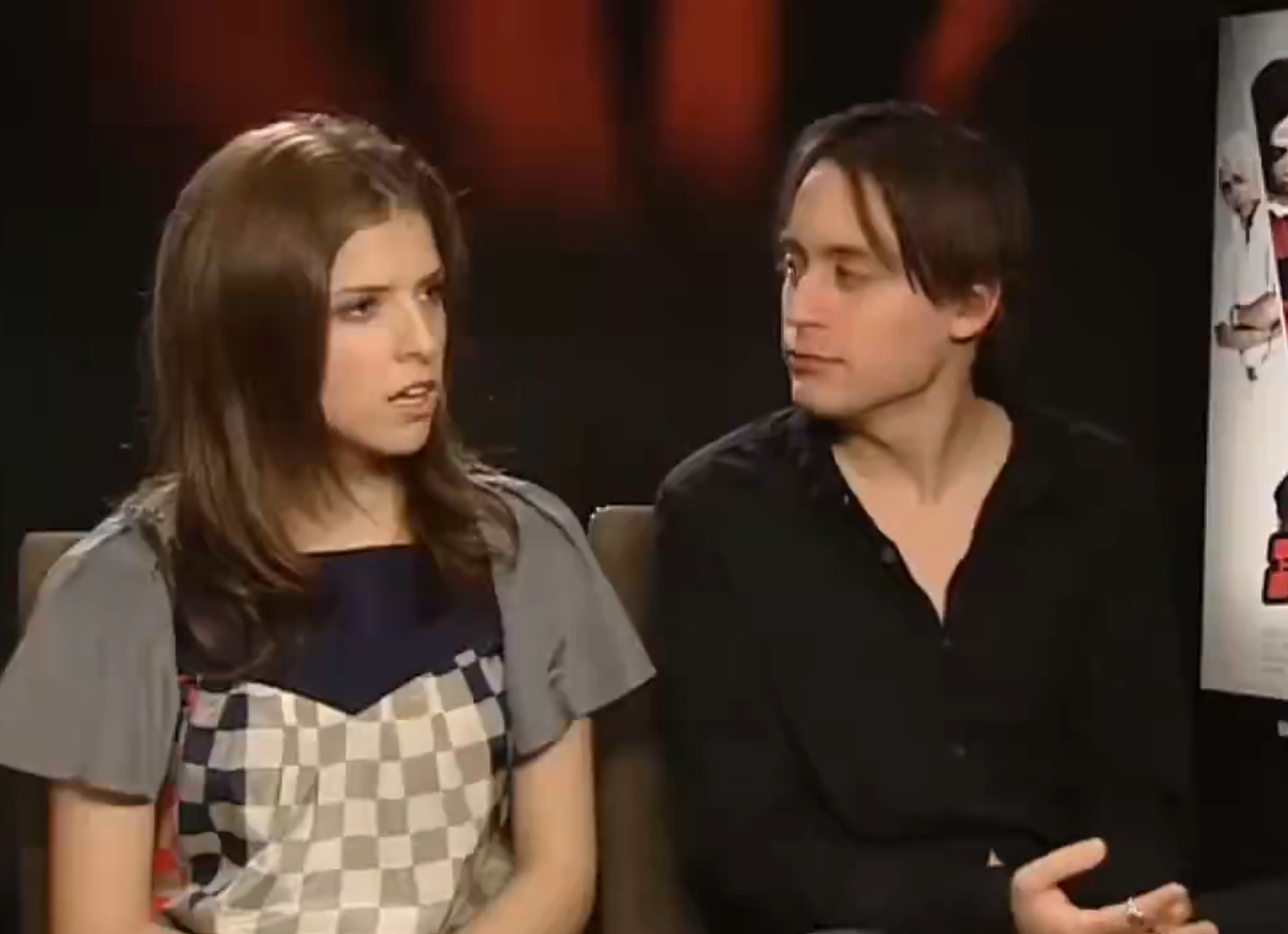 Kieran looking astatine Anna