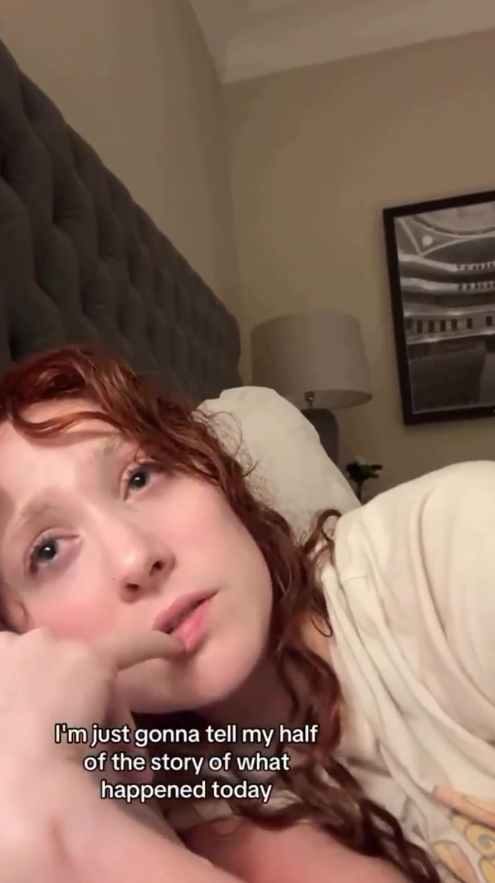 "I'm conscionable gonna archer my fractional of the communicative of what happened today."