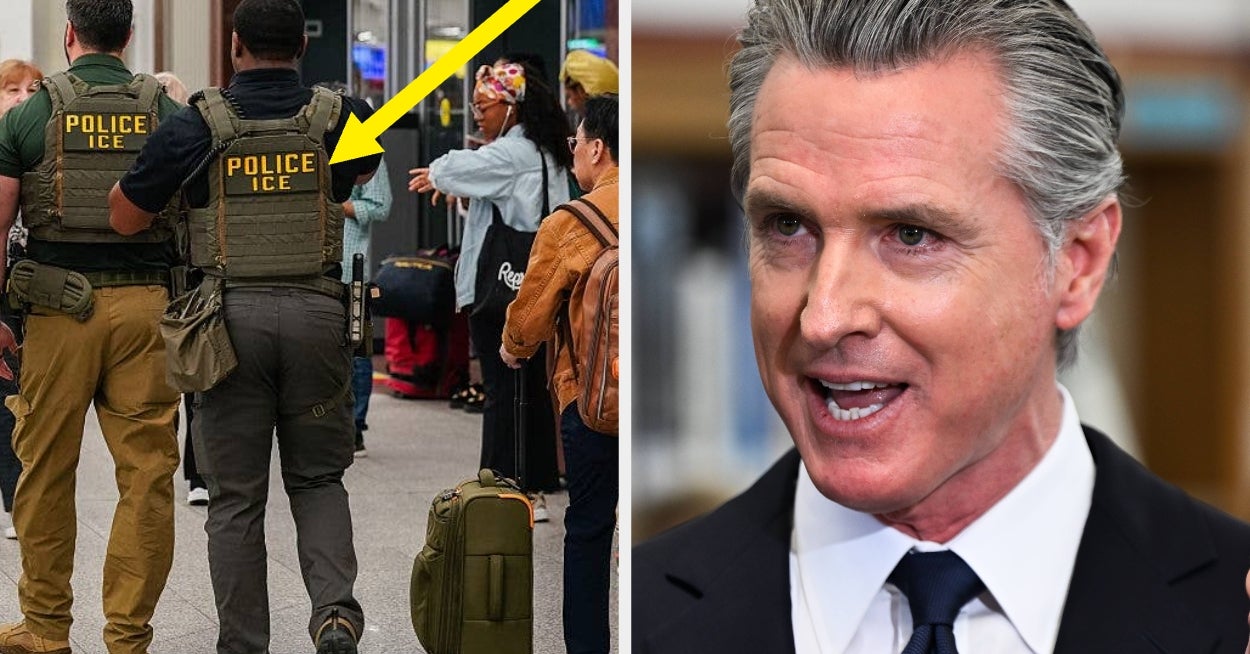 Gavin Newsom Made A Great Point About ICE Being Sent To Airports