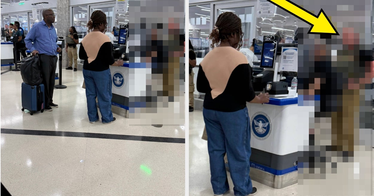 This Photo Of An ICE Agent At Atlanta Airport Is Going Mega Viral, And People Are Calling Out The Hypocrisy Of It All