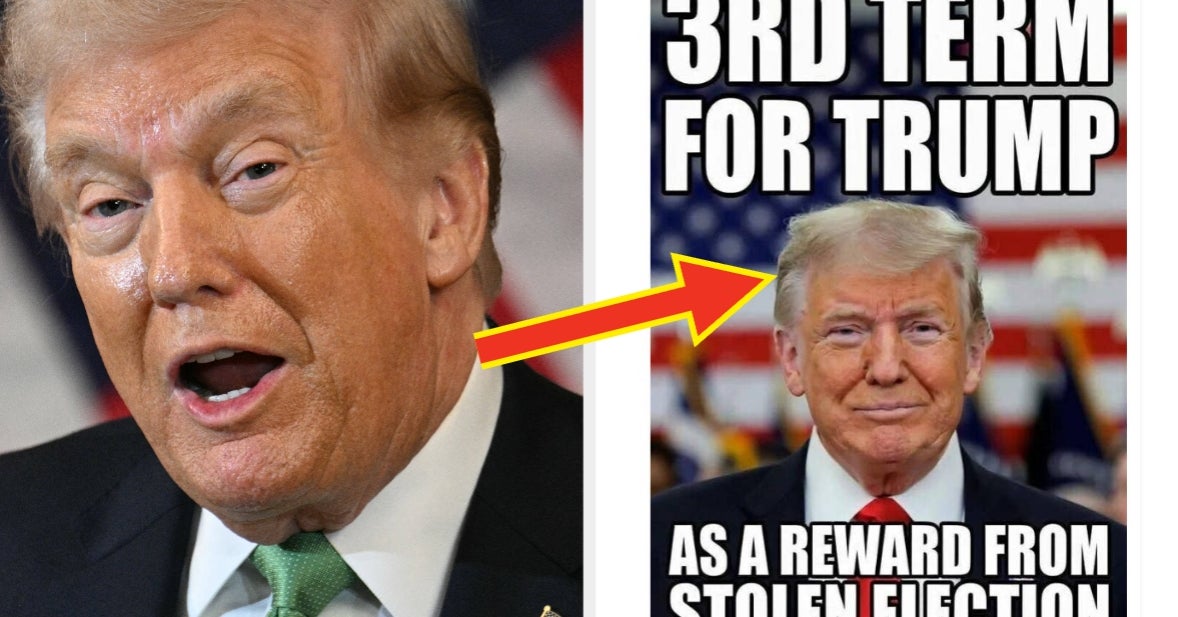 Trump Has Another Unhinged Post On Truth Social, This Time He's Backing A Third Term For Himself As A "Reward"
