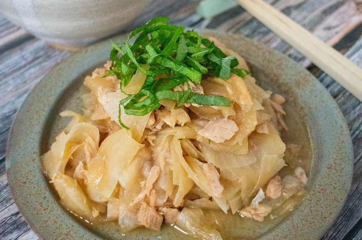 大根とツナのしみしみ煮