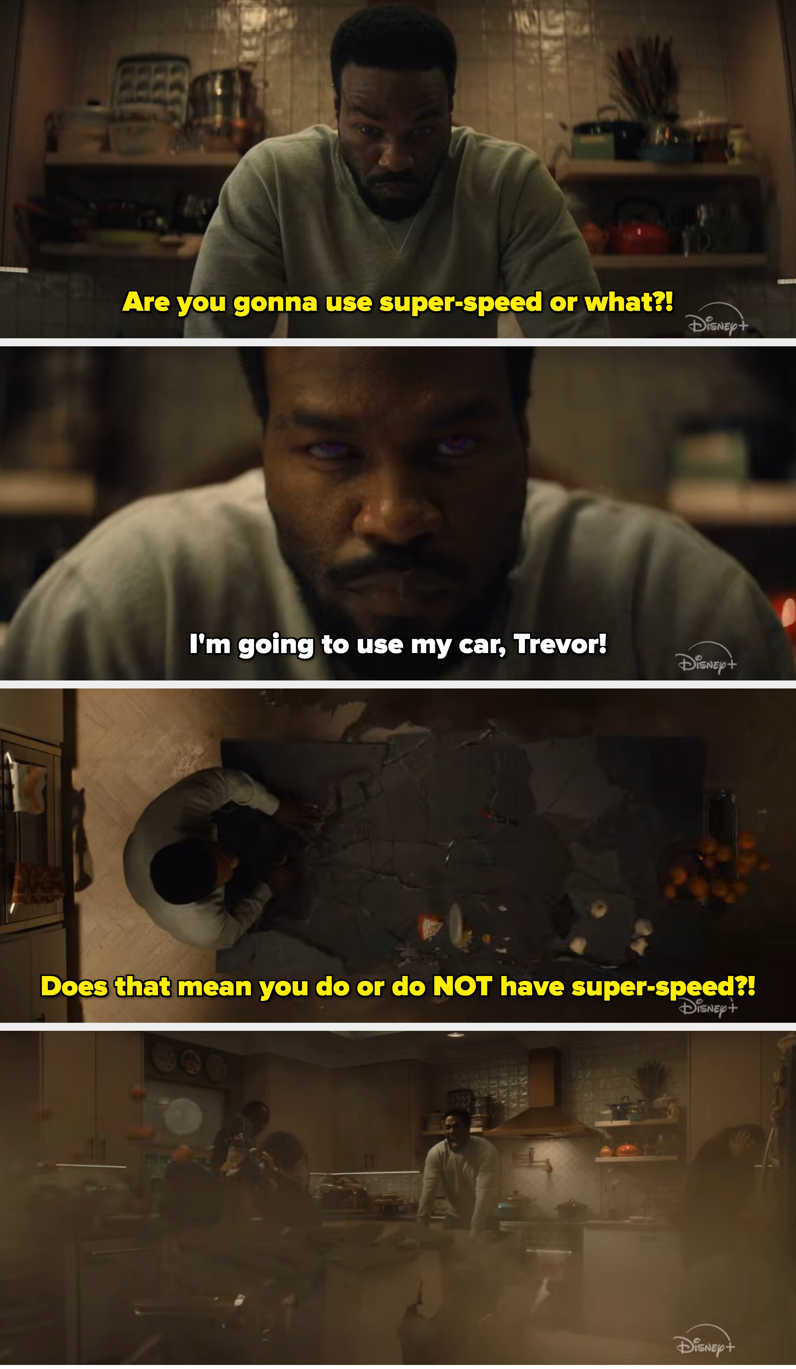 A idiosyncratic successful a room appears heavy successful thought, leaning guardant with hands connected a countertop. Various room items are disposable successful the background