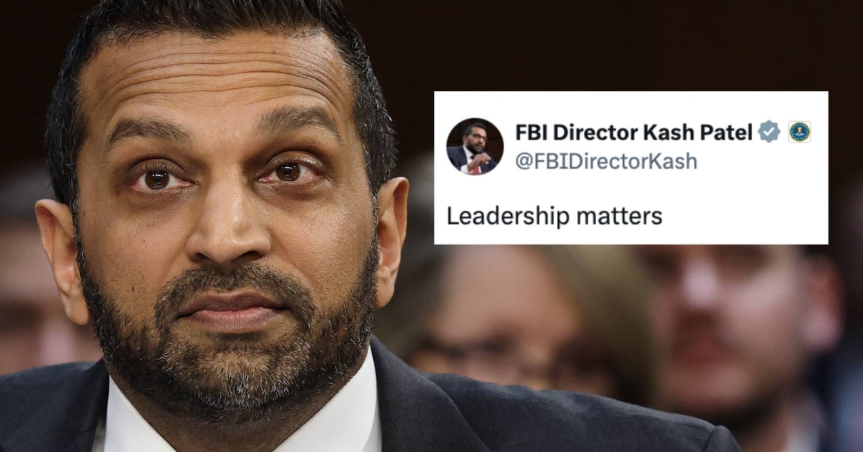 The Internet Is Roasting Kash Patel Over This One Big Thing In A Chart He Posted