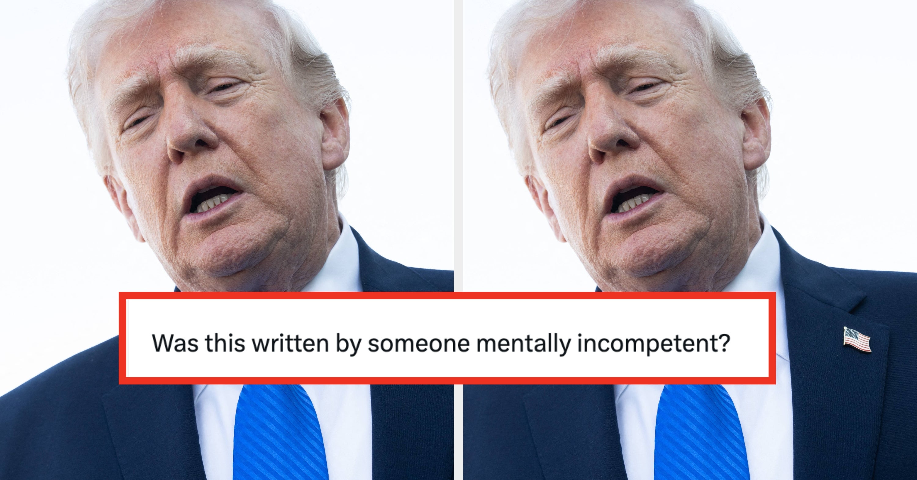 Trump Just Butchered A Simple Word So Badly That People Are Saying He's "Mentally Incompetent"