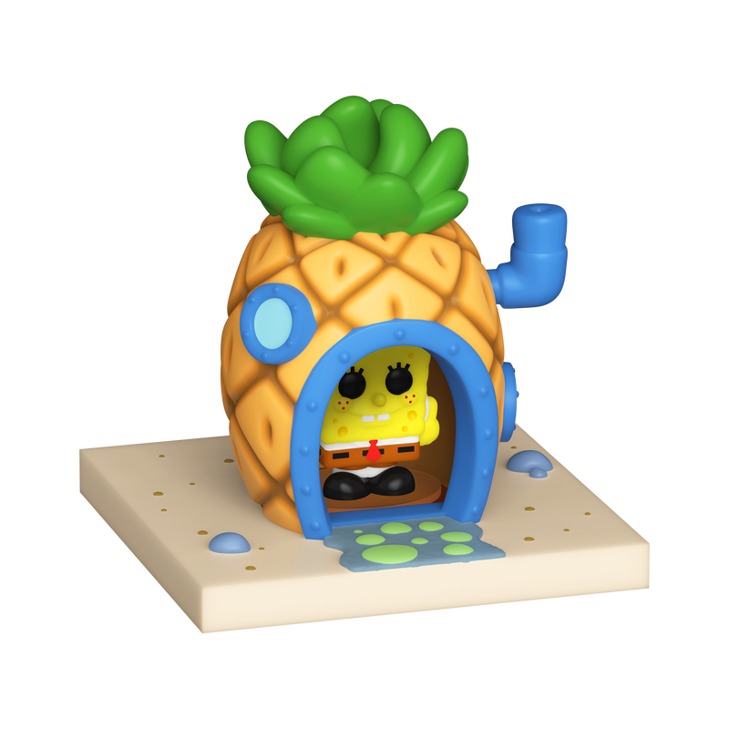 SpongeBob SquarePants figurine wrong  a pineapple-shaped house