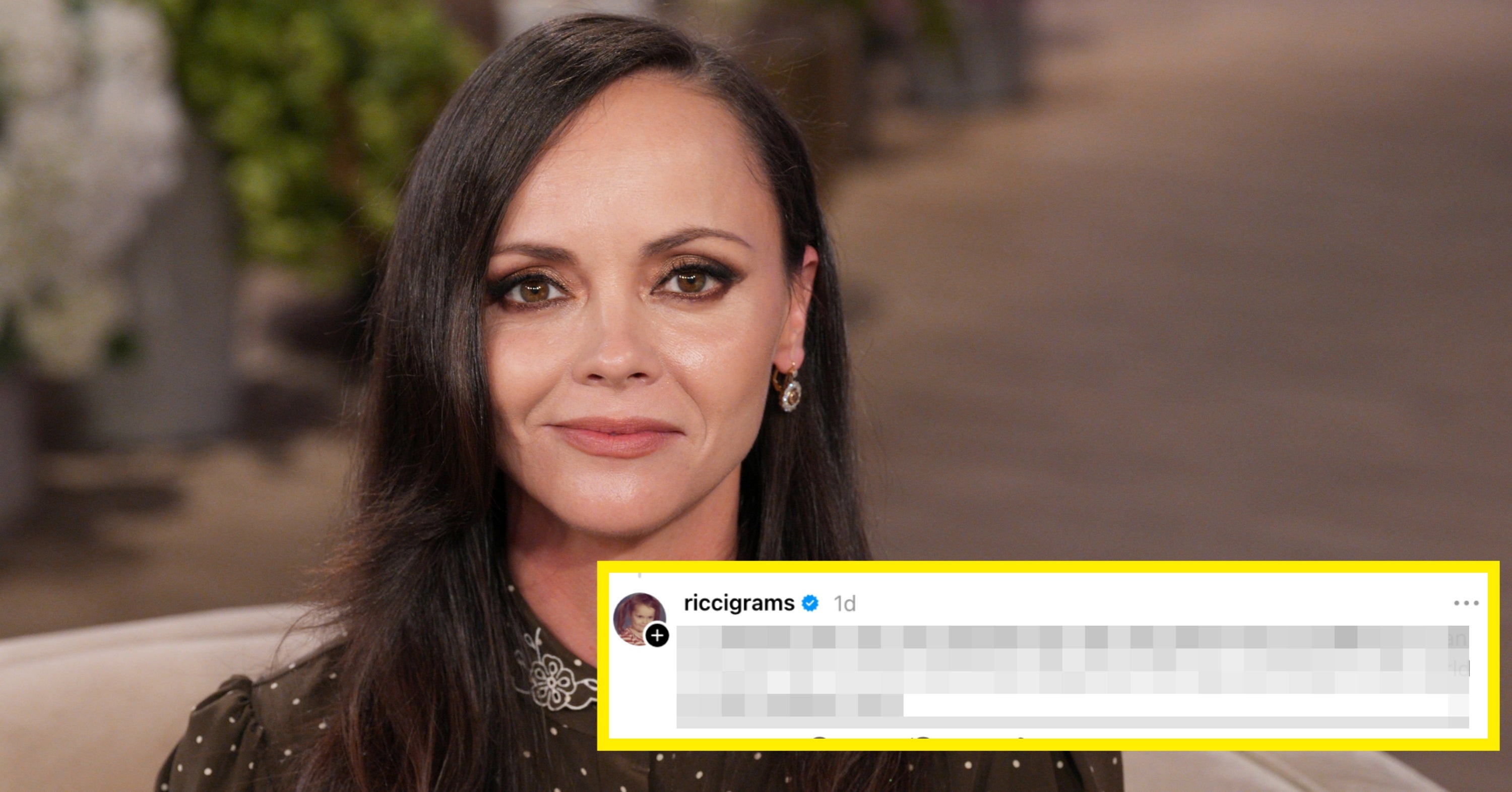 People Are Obsessed With Christina Ricci’s Brutally Unfiltered Response To A Right-Wing Influencer Who Said “Fat Chicks Vote Democrat”