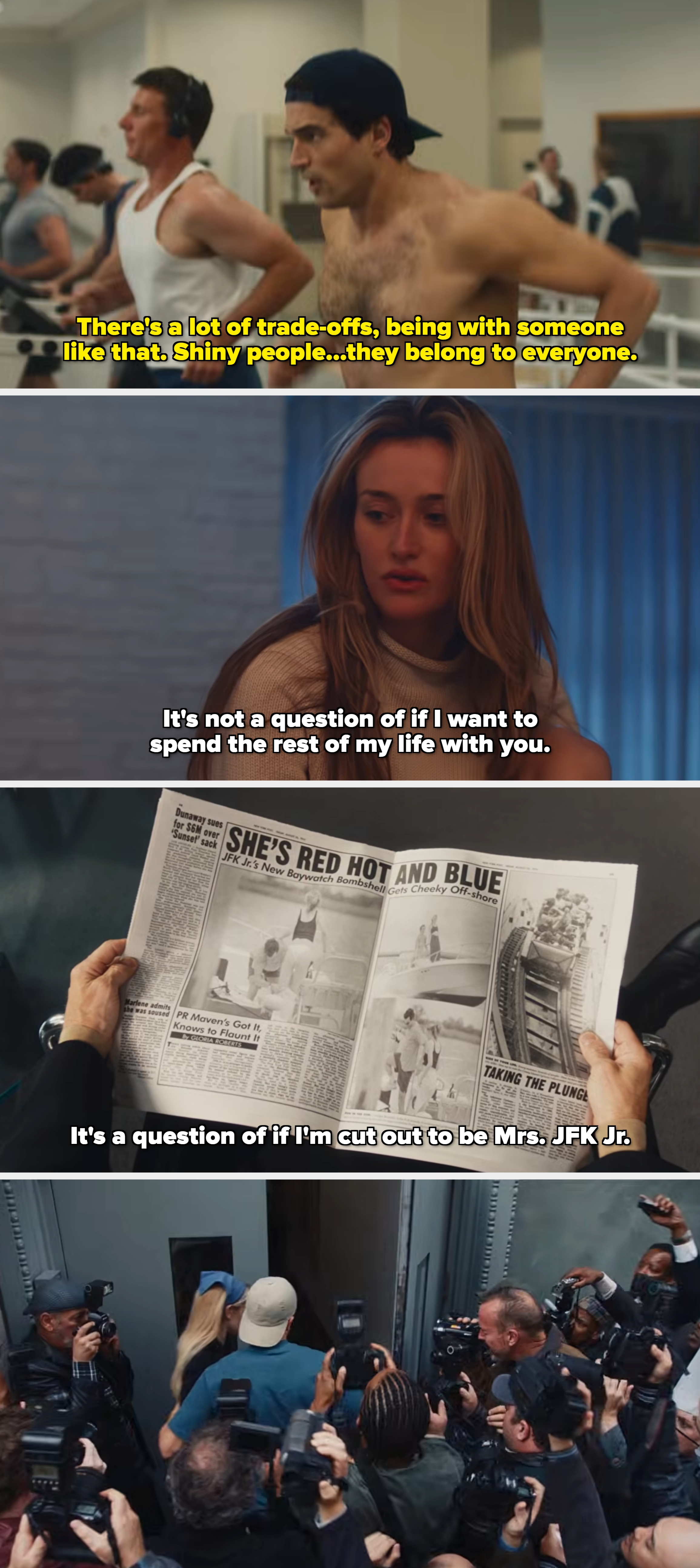 Two radical jogging successful a gym; 1 wears a backward headdress and the different has headphones. The mounting suggests a workout scene