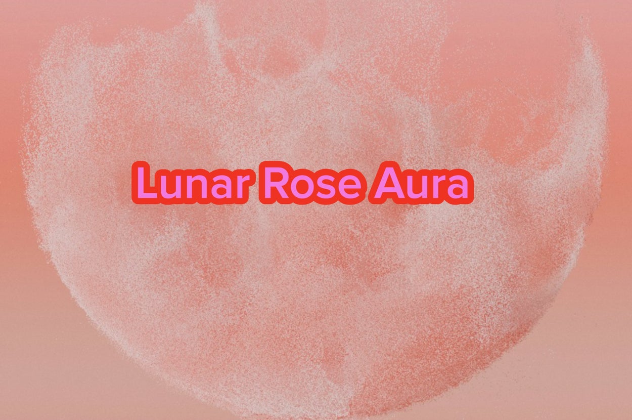 Text reading "Lunar Rose Aura" over a textured background