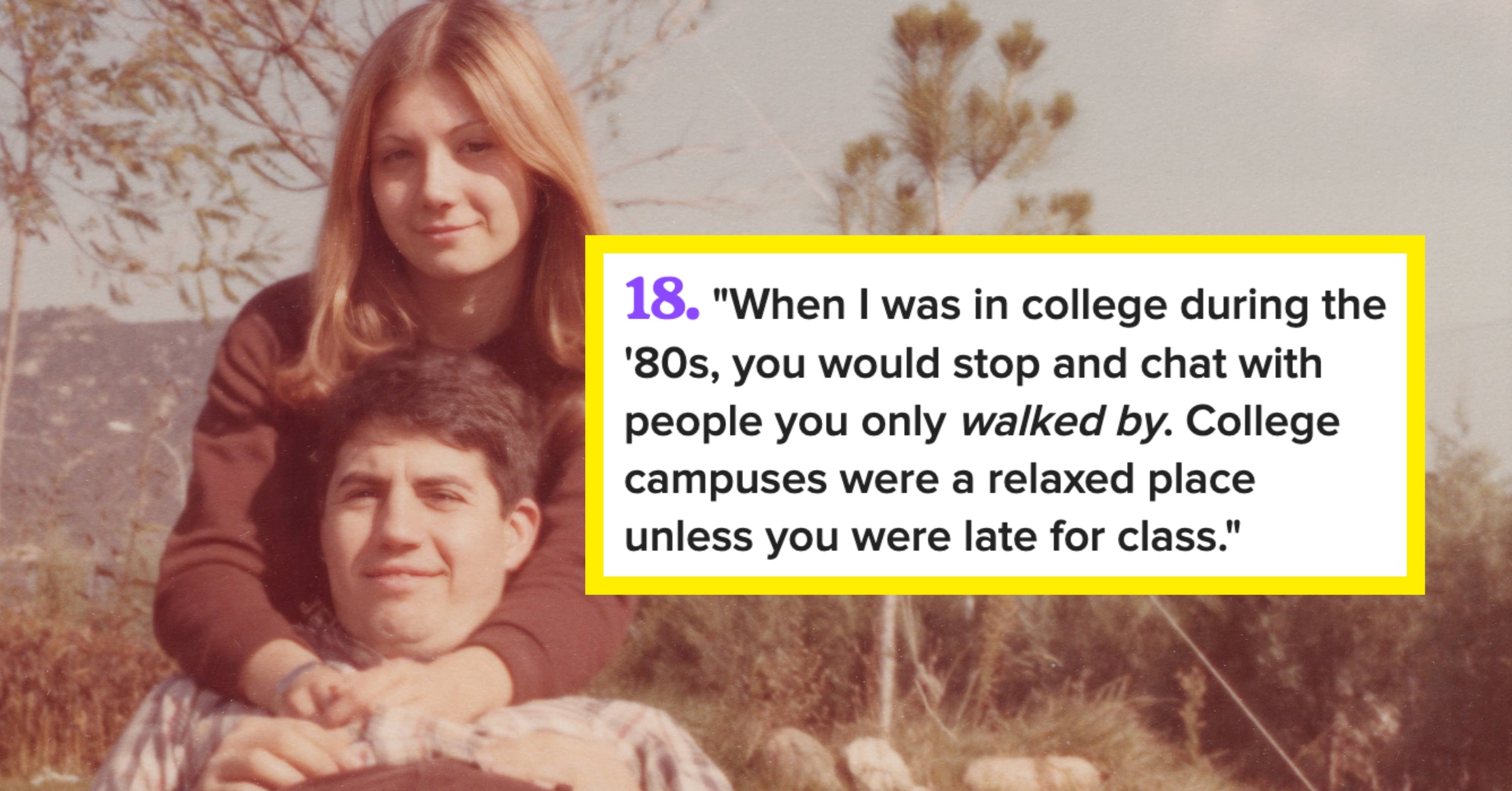 Older People Are Sharing What College Life Was Like Before Smartphones