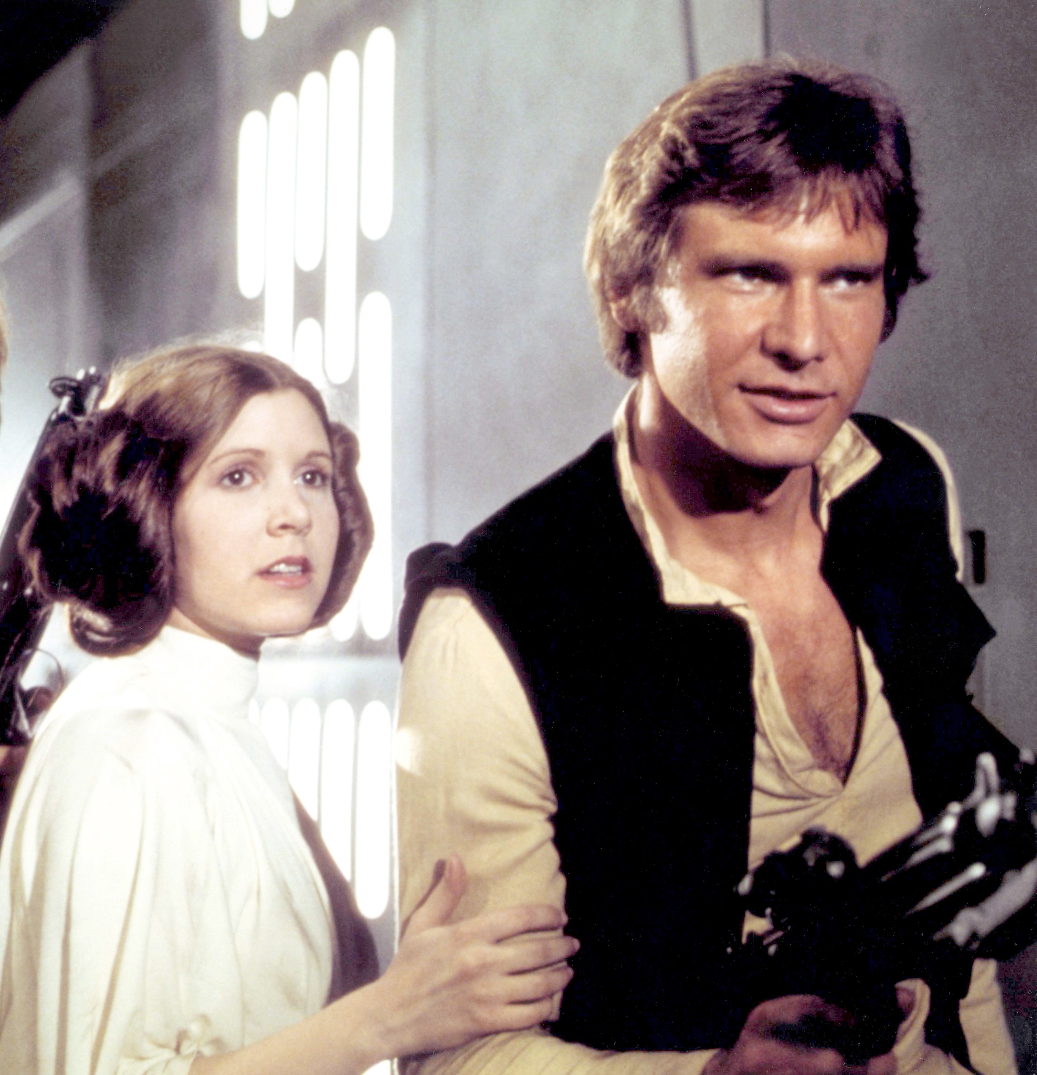 Three characters from a sci-fi movie basal together, dressed successful retro-futuristic attire, holding sci-fi weapons, focused and acceptable for action