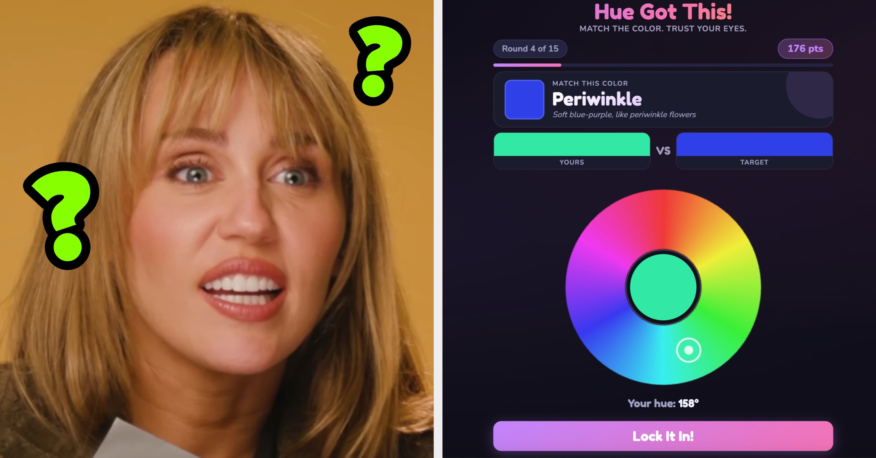 Only People With Perfect Color Vision Can Score Over 1,100 On This Color Hue Matching Game