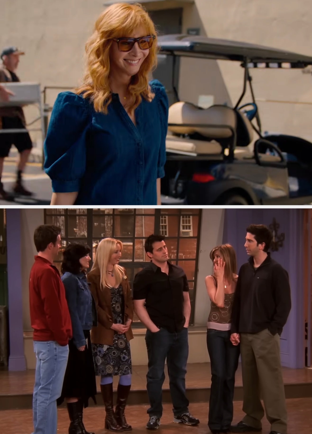 Lisa Kudrow successful  "The Comeback;" Matthew Perry, Courteney Cox, Lisa Kudrow, Matt LeBlanc, Jennifer Aniston, and David Schwimmer connected  "Friends"
