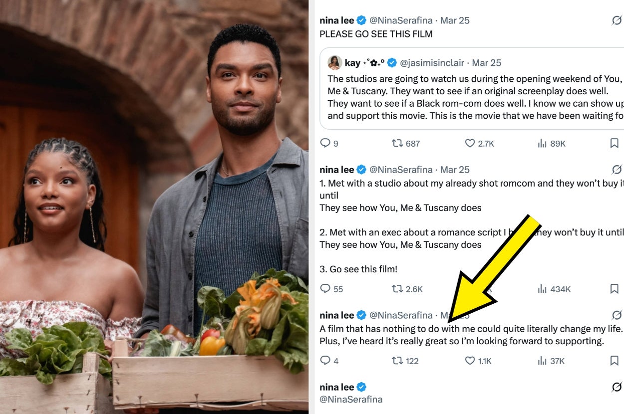 Filmmaker Nina Lee Said Studios Are Waiting To See How “You, Me & Tuscany” Performs At The Box Office Before Acquiring Her Already-Shot Romcom, And It’s Sparked A Sad Conversation