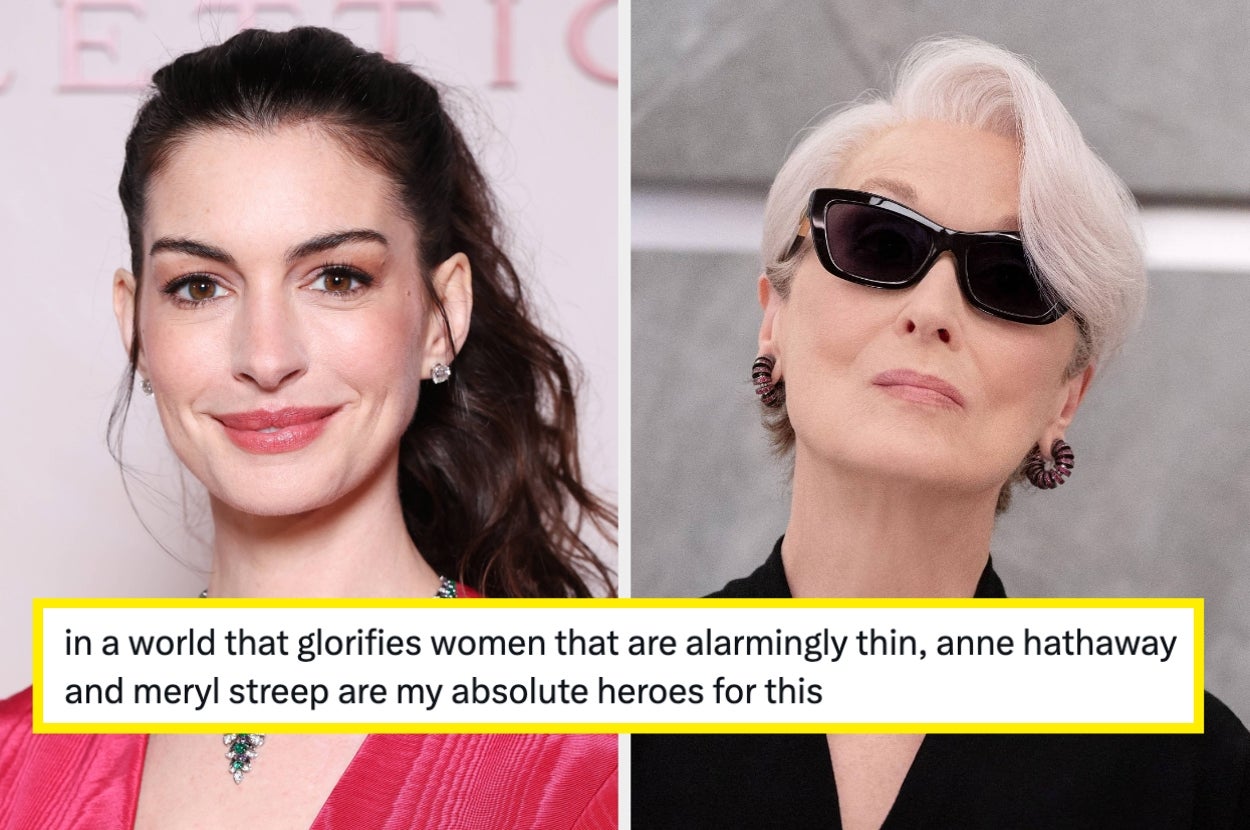 Here’s Why People Are Divided Over Anne Hathaway's Request Not To Use Super Thin Models In “The Devil Wears Prada 2”