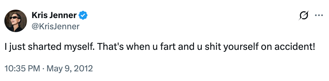 "I conscionable sharted myself. That's erstwhile u fart and u crap yourself connected accident!" Dated May 9, 2012, 10:35 PM