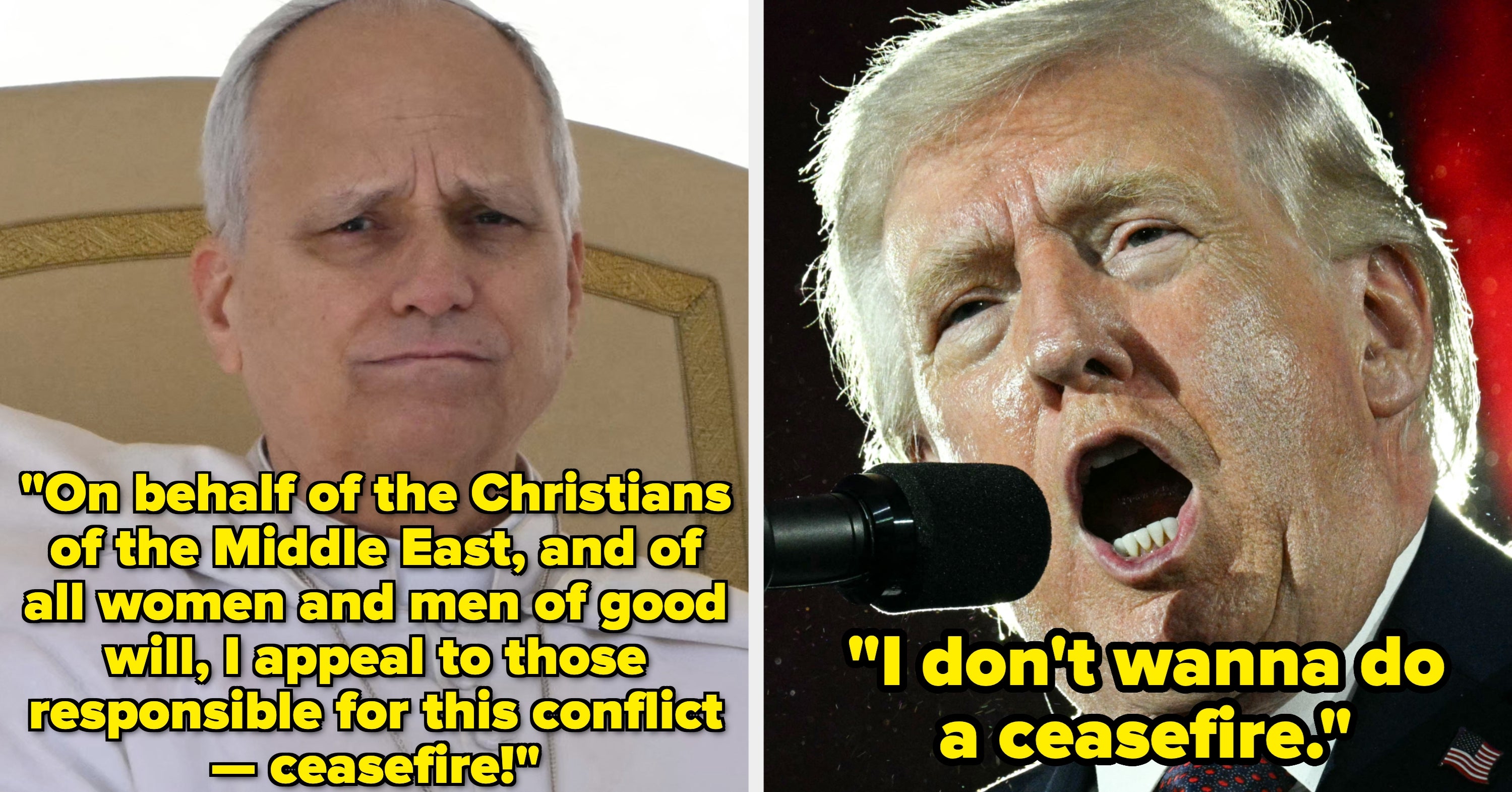 Catholics, What's Your Take On The Beef Between Pope Leo XIV And Donald Trump?