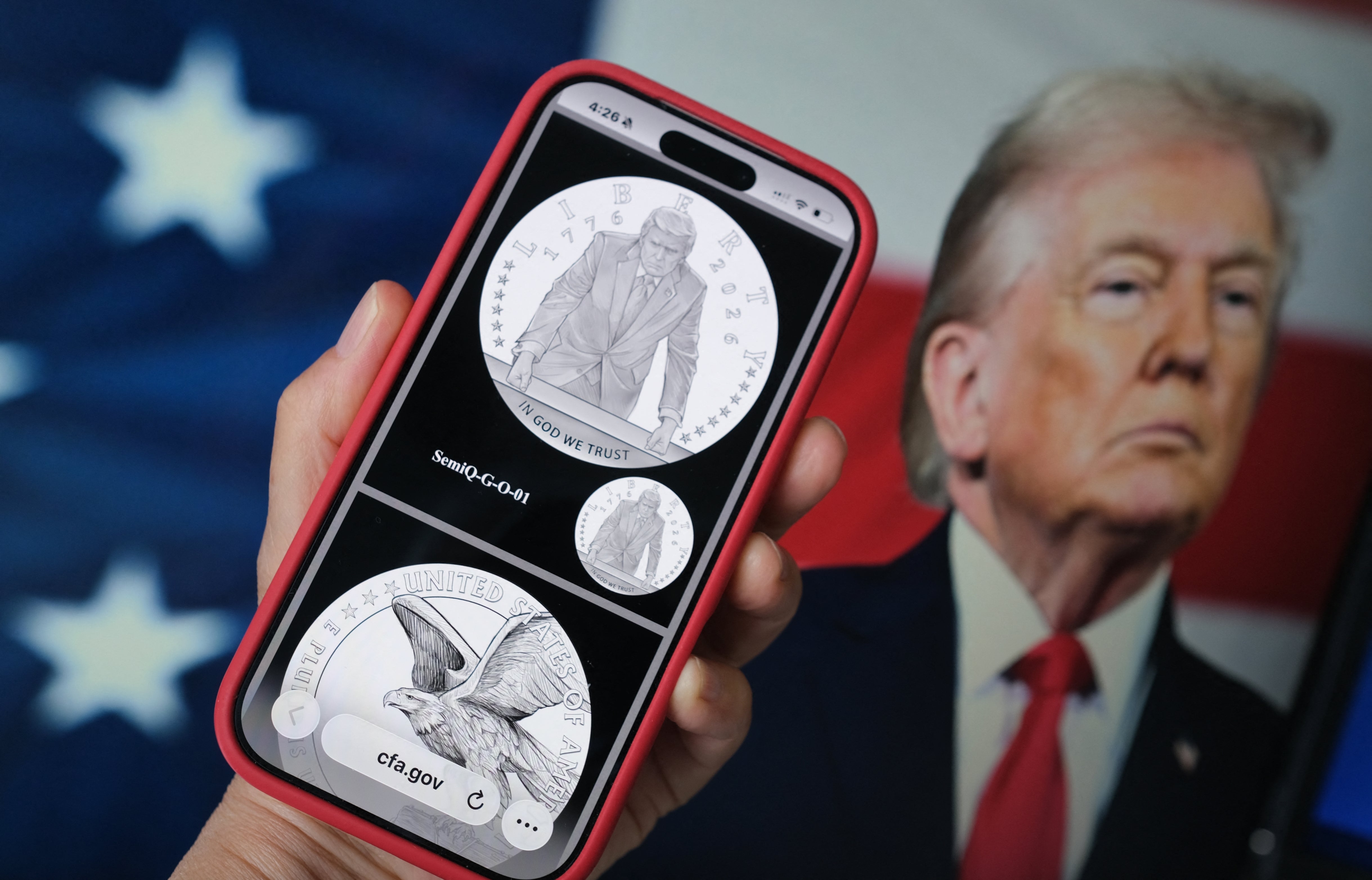 独裁者がやること」トランプ氏、ゴリ押しの記念硬貨デザインに、関係者