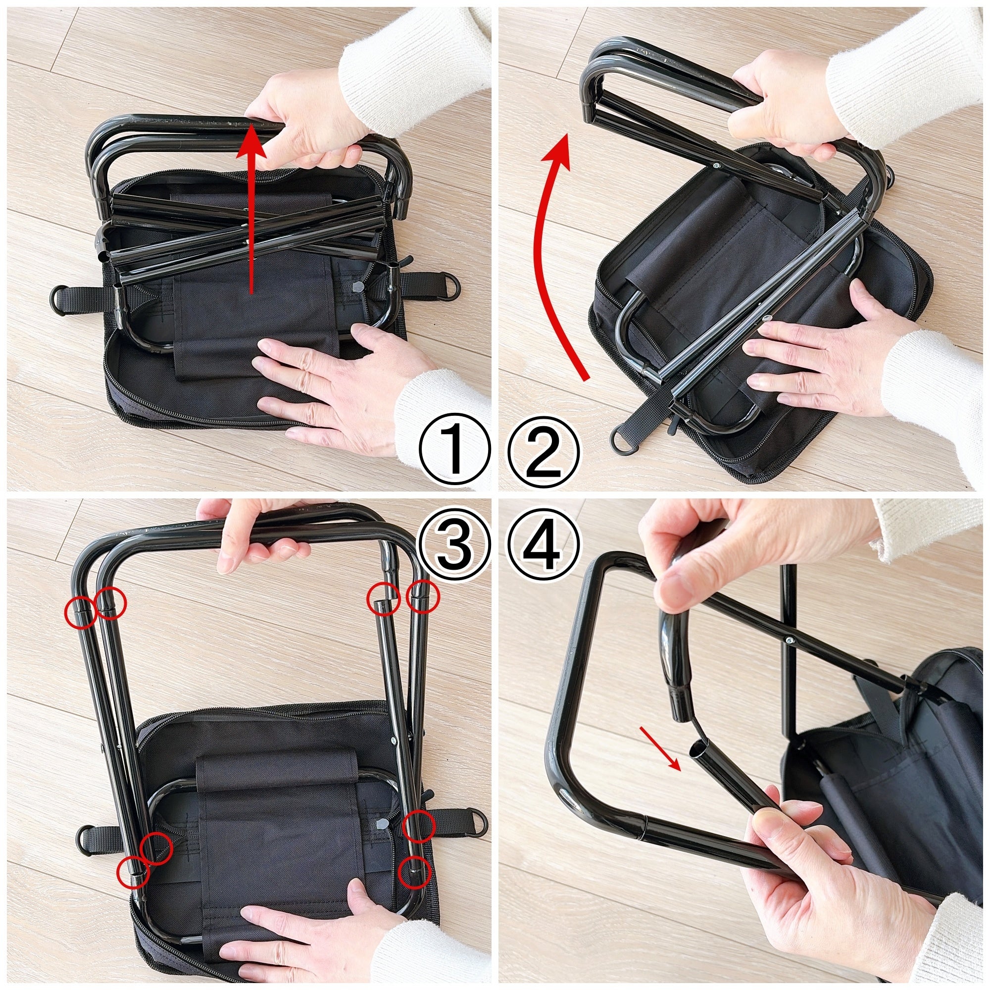 再入荷してまた即完！3COINSの『880円折りたたみイス』が便利すぎると