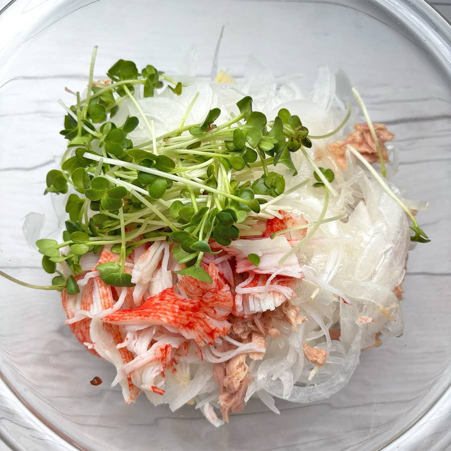 新 玉ねぎ サラダ 水 に さらす(02)