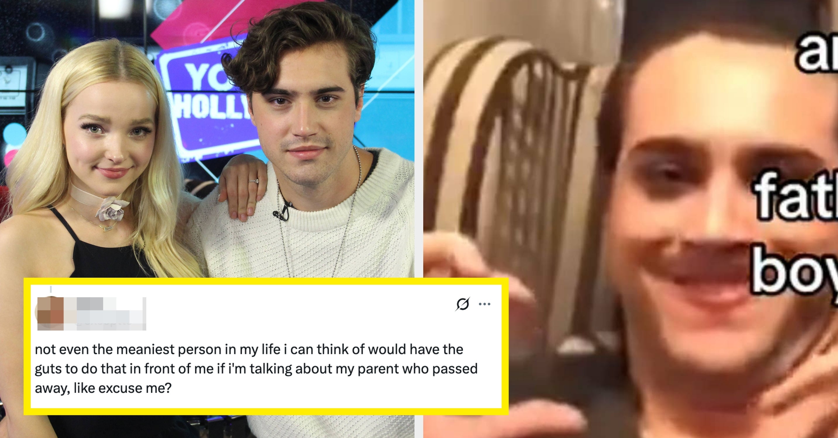 This Resurfaced Clip Of Dove Cameron’s Then-Fiancé Ryan McCartan Seemingly Mocking Her As She Opened Up About Her Dead Dad Is Making People Seriously Uncomfortable