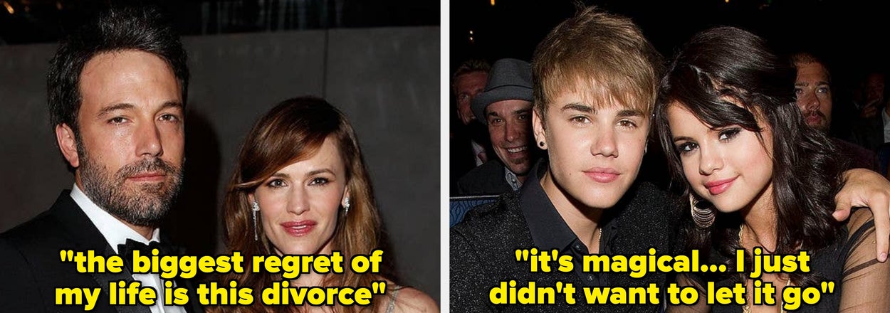 13 Celebrities' Most Heartbreaking Relationship Regrets