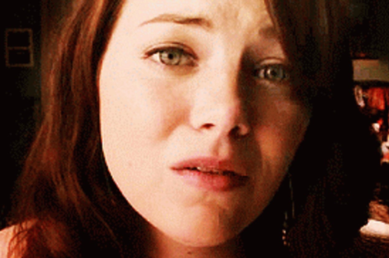 A person with a neutral expression looking slightly skeptical or concerned, in a close-up shot