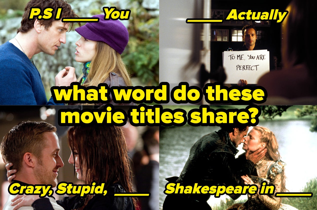 Only True Movie Buffs Can Spot The Shared Word In All Of These Films — Can You?