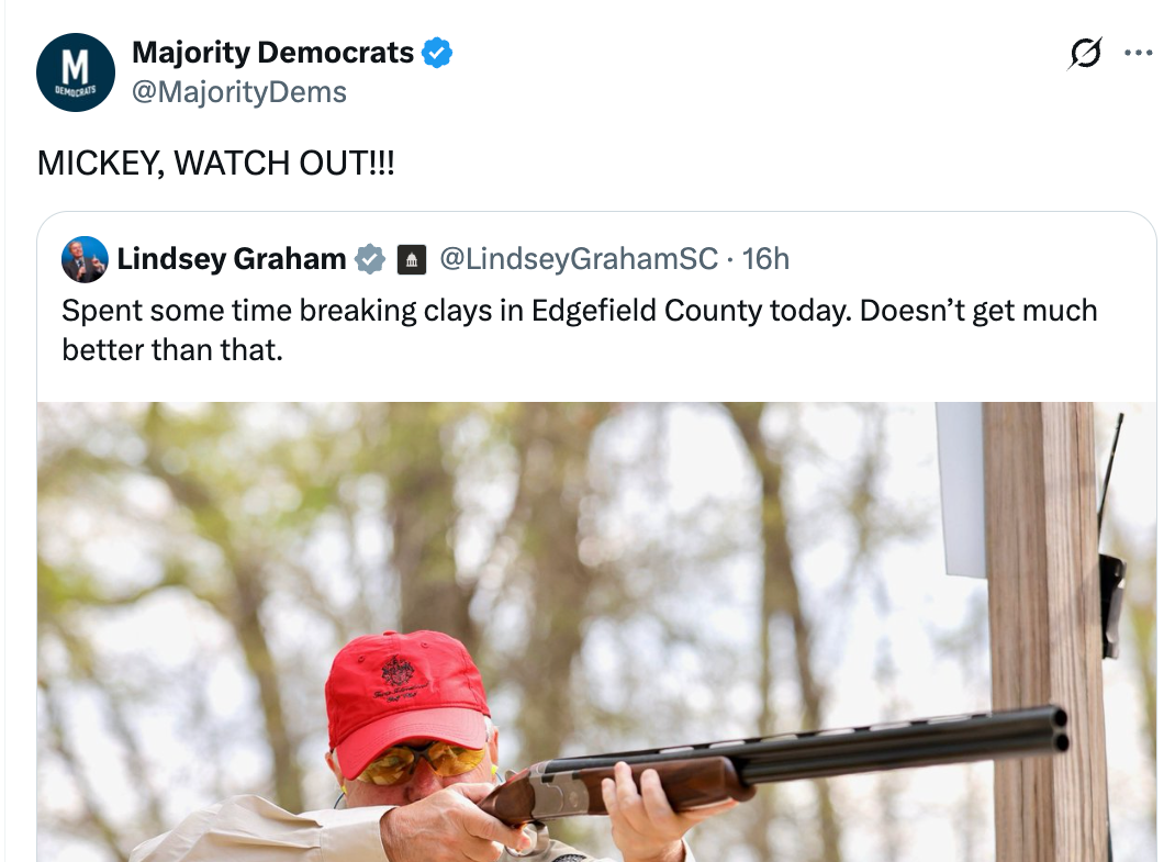  "Spent immoderate   clip  breaking clays successful  Edgefield County today. Doesn’t get   overmuch  amended  than that."