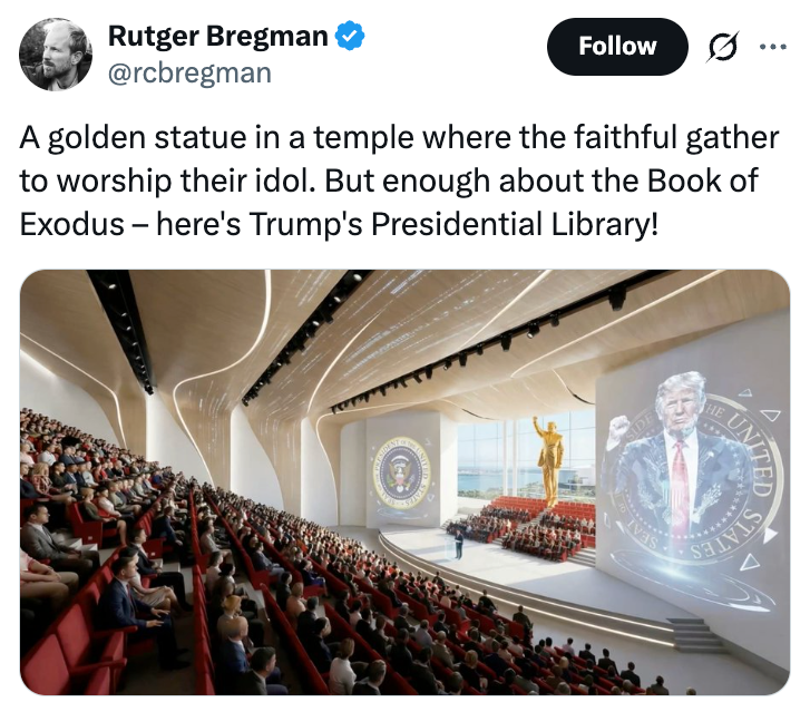 Internet Reacts To Bizarre Trump Library Design