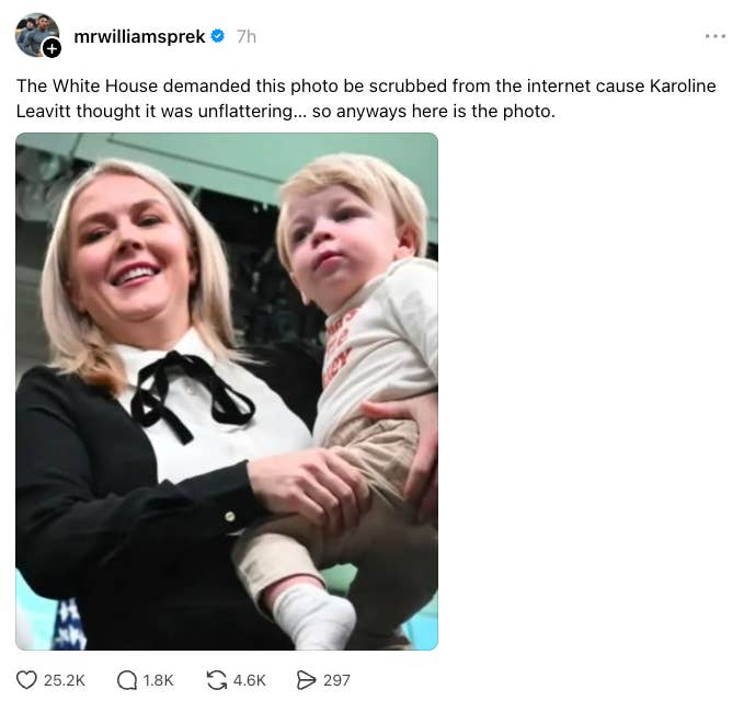 News Agency Pulls Viral Karoline Leavitt Image