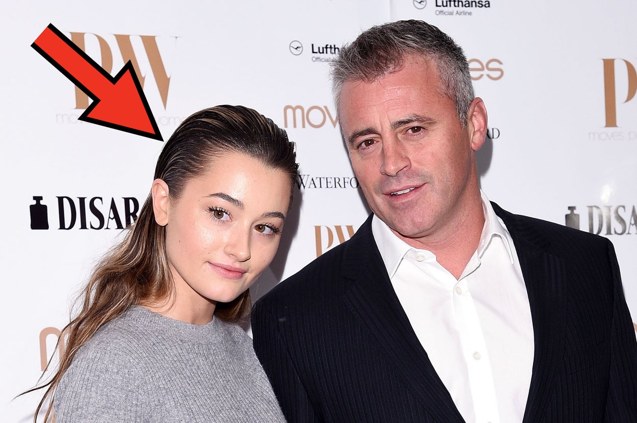Matt LeBlanc and his daughter, Marina, at an event