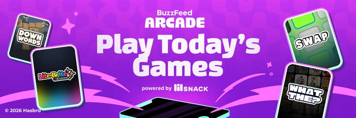  Downwords, Swap, LiteBrite, What The? with "Play Today's Games" message