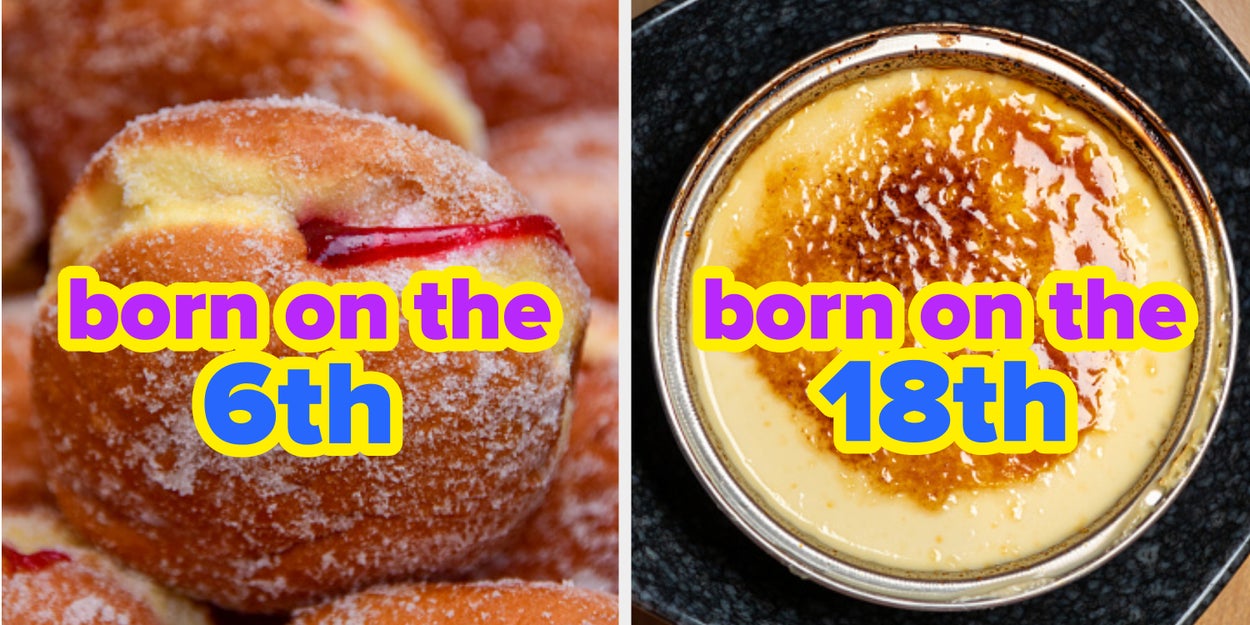 Choose Sweet Treats A-Z And I'll Try Very, Very, Very, Very Hard To Guess Your Birth Date