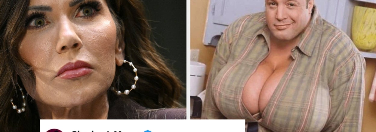 The 28 Funniest Memes About Kristi Noem’s Husband’s Alleged "Bimbofication" Fetish
