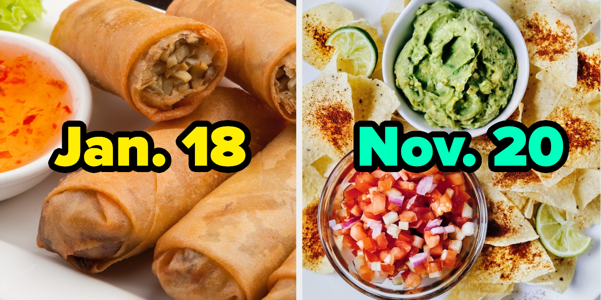 Enjoy Some Appetizers And We'll Guess Your Exact Birthday